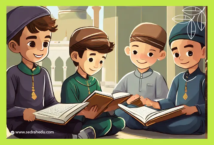 كيف أعلم أطفالي معاني القرآن الكريم؟ ٧ طرق مجربة من خلال تعليم الأطفال مشاركة تلاوة القرآن معاً.
